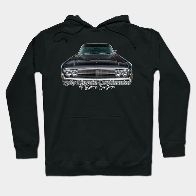 1963 Lincoln Continental 4 Door Sedan Hoodie by Gestalt Imagery